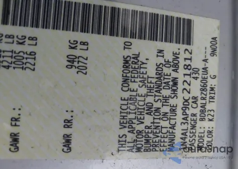 2013 Nissan Altima 2.5 S from USA, damaged, VIN 1N4AL3AP9DC221812